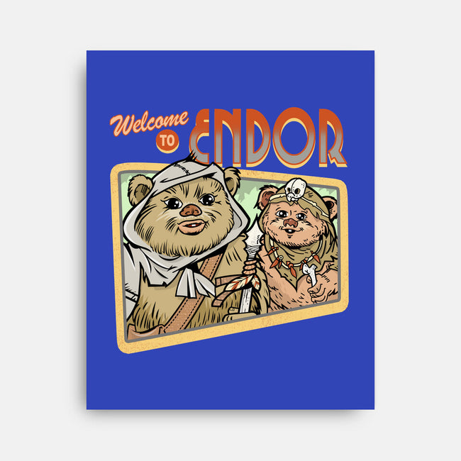 Welcome To Endor-None-Stretched-Canvas-palmstreet