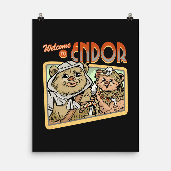 Welcome To Endor-None-Matte-Poster-palmstreet