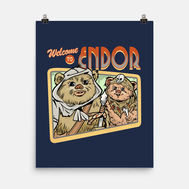 Welcome To Endor-None-Matte-Poster-palmstreet