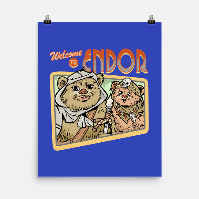 Welcome To Endor-None-Matte-Poster-palmstreet