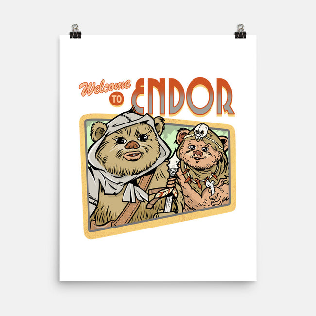 Welcome To Endor-None-Matte-Poster-palmstreet