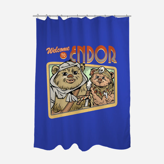 Welcome To Endor-None-Polyester-Shower Curtain-palmstreet