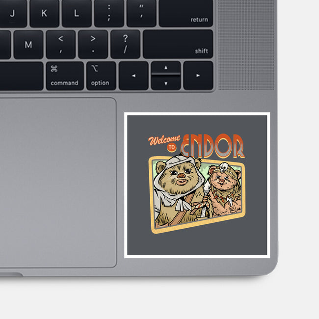 Welcome To Endor-None-Glossy-Sticker-palmstreet