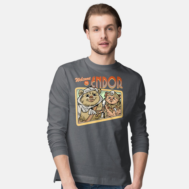 Welcome To Endor-Mens-Long Sleeved-Tee-palmstreet