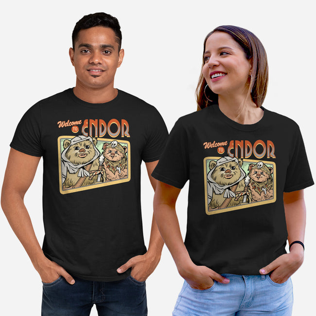 Welcome To Endor-Unisex-Basic-Tee-palmstreet