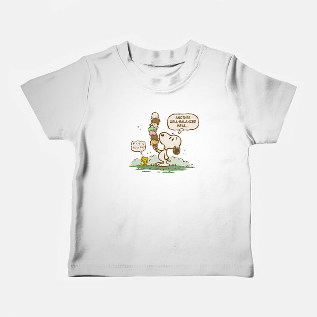 A Well-Balanced Meal-Baby-Basic-Tee-kg07