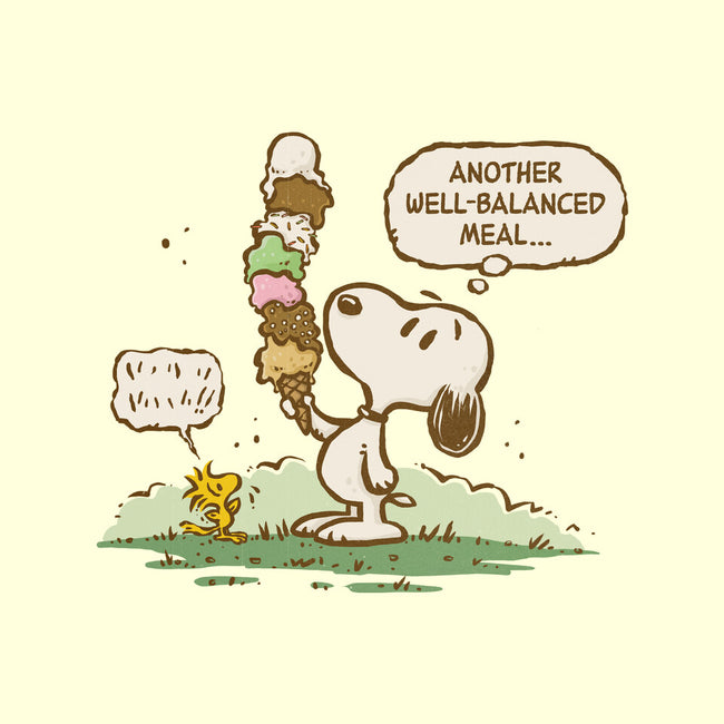 A Well-Balanced Meal-None-Glossy-Sticker-kg07