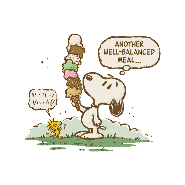 A Well-Balanced Meal-None-Glossy-Sticker-kg07