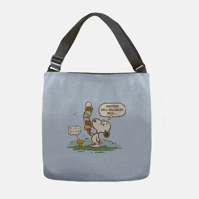 A Well-Balanced Meal-None-Adjustable Tote-Bag-kg07
