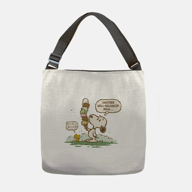 A Well-Balanced Meal-None-Adjustable Tote-Bag-kg07