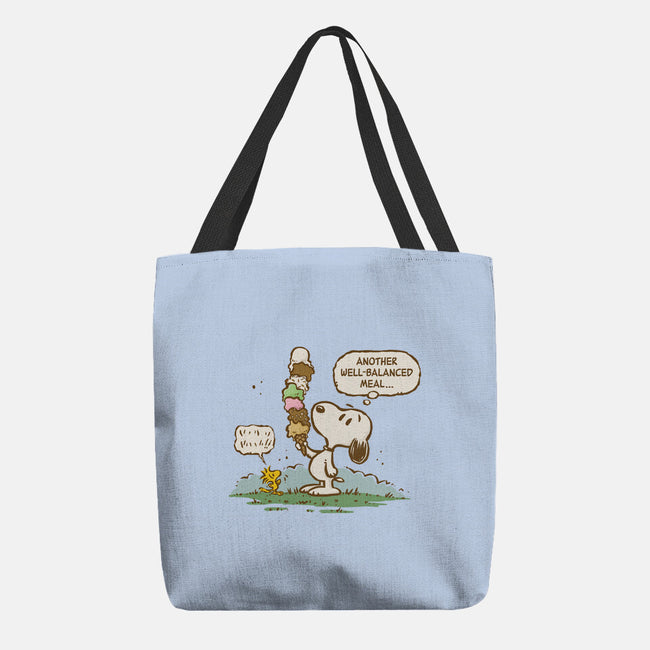 A Well-Balanced Meal-None-Basic Tote-Bag-kg07