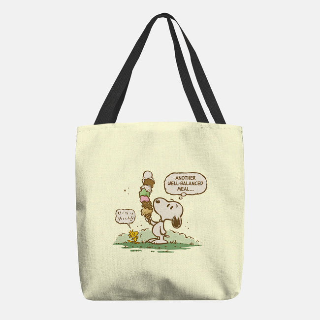 A Well-Balanced Meal-None-Basic Tote-Bag-kg07