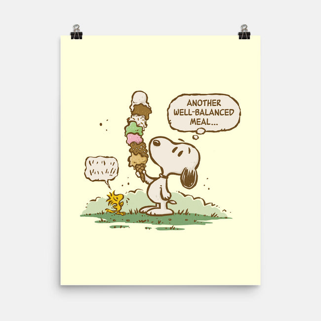 A Well-Balanced Meal-None-Matte-Poster-kg07