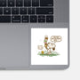 A Well-Balanced Meal-None-Glossy-Sticker-kg07