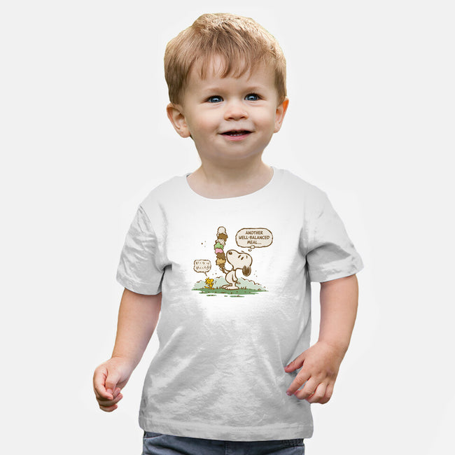 A Well-Balanced Meal-Baby-Basic-Tee-kg07