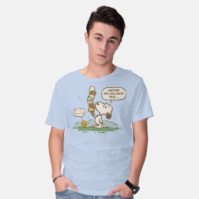 A Well-Balanced Meal-Mens-Basic-Tee-kg07