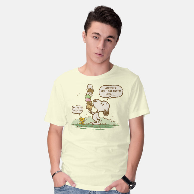 A Well-Balanced Meal-Mens-Basic-Tee-kg07