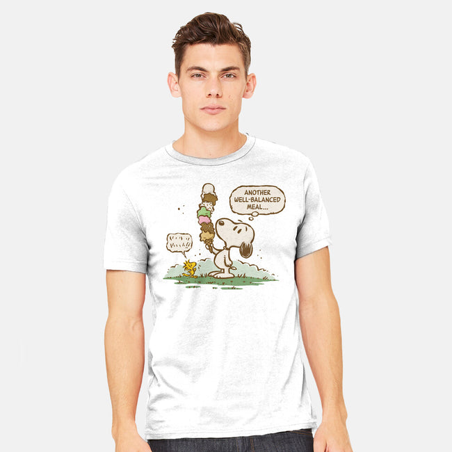 A Well-Balanced Meal-Mens-Heavyweight-Tee-kg07