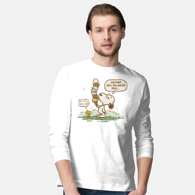 A Well-Balanced Meal-Mens-Long Sleeved-Tee-kg07