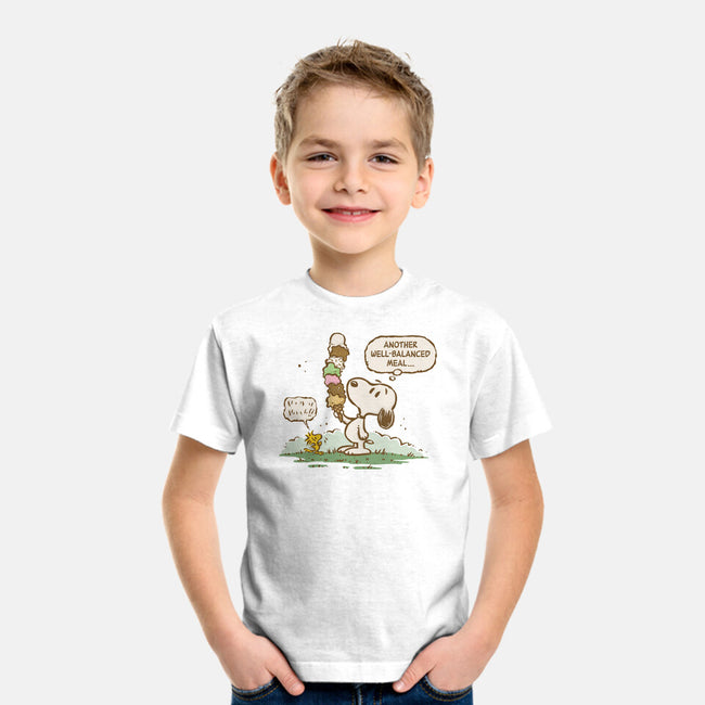 A Well-Balanced Meal-Youth-Basic-Tee-kg07