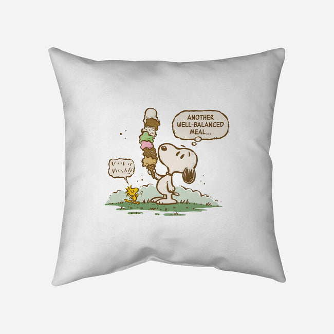 A Well-Balanced Meal-None-Removable Cover w Insert-Throw Pillow-kg07