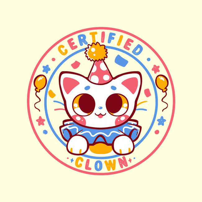 Certified Clown Cat-None-Removable Cover w Insert-Throw Pillow-TechraNova