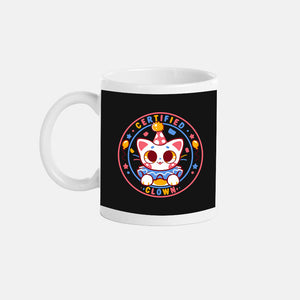 Certified Clown Cat-None-Mug-Drinkware-TechraNova