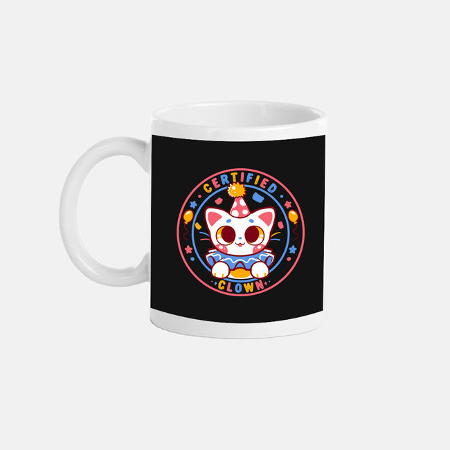Certified Clown Cat-None-Mug-Drinkware-TechraNova