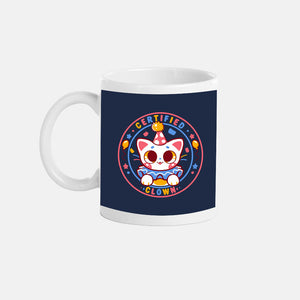 Certified Clown Cat-None-Mug-Drinkware-TechraNova