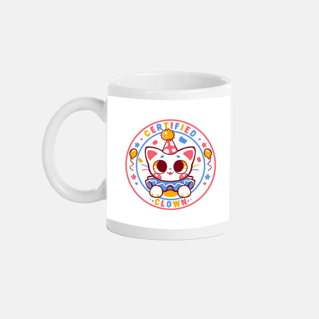 Certified Clown Cat-None-Mug-Drinkware-TechraNova