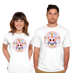 Certified Clown Cat-Mens-Basic-Tee-TechraNova
