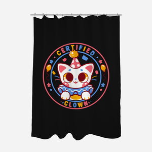 Certified Clown Cat-None-Polyester-Shower Curtain-TechraNova