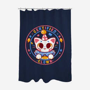 Certified Clown Cat-None-Polyester-Shower Curtain-TechraNova