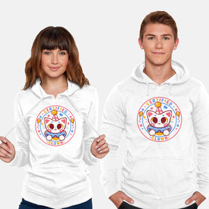 Certified Clown Cat-Unisex-Pullover-Sweatshirt-TechraNova