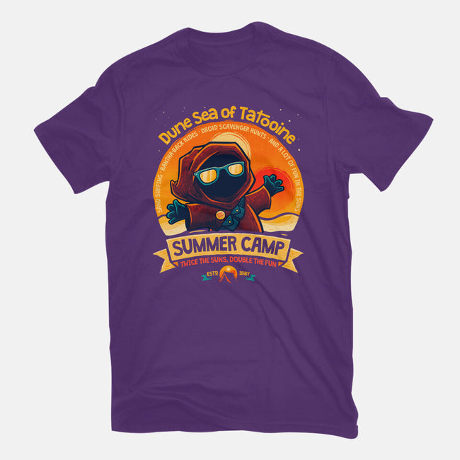Dune Sea Summer Camp-Womens-Fitted-Tee-teesgeex