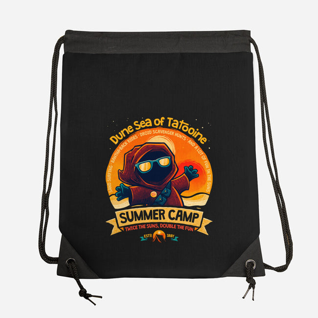 Dune Sea Summer Camp-None-Drawstring-Bag-teesgeex