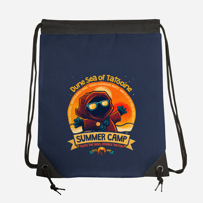 Dune Sea Summer Camp-None-Drawstring-Bag-teesgeex