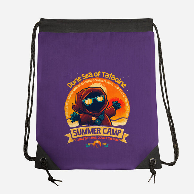 Dune Sea Summer Camp-None-Drawstring-Bag-teesgeex