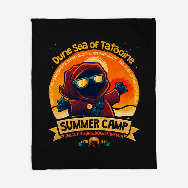 Dune Sea Summer Camp-None-Fleece-Blanket-teesgeex