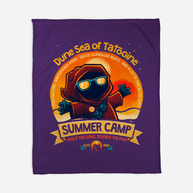 Dune Sea Summer Camp-None-Fleece-Blanket-teesgeex