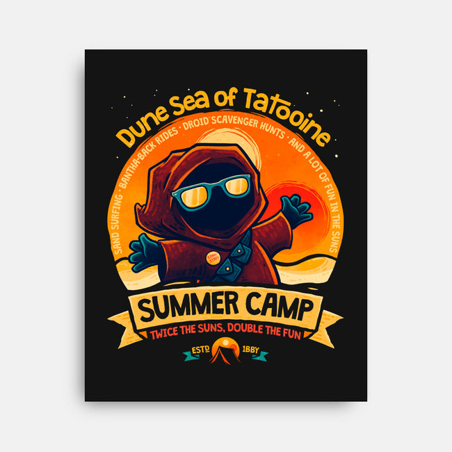 Dune Sea Summer Camp-None-Stretched-Canvas-teesgeex