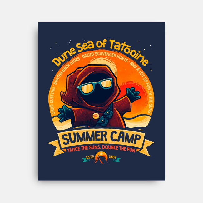 Dune Sea Summer Camp-None-Stretched-Canvas-teesgeex