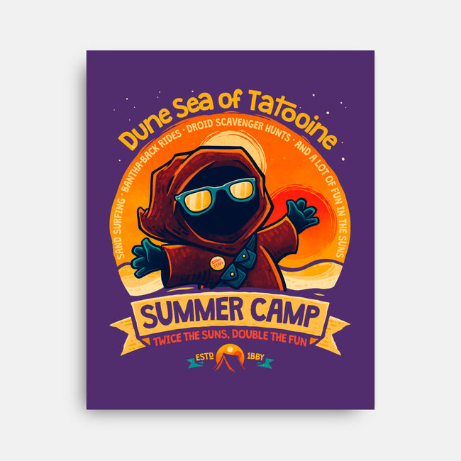 Dune Sea Summer Camp-None-Stretched-Canvas-teesgeex
