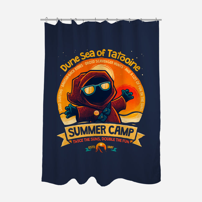 Dune Sea Summer Camp-None-Polyester-Shower Curtain-teesgeex