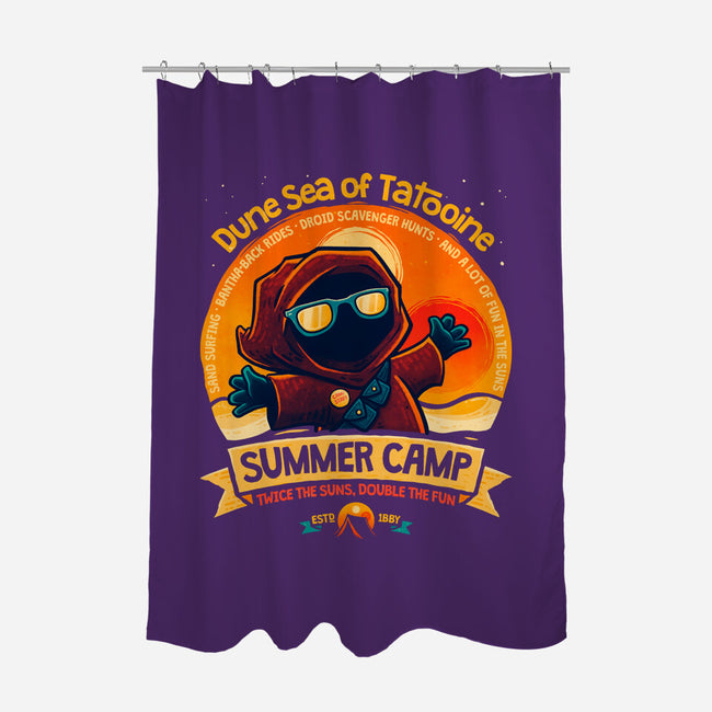 Dune Sea Summer Camp-None-Polyester-Shower Curtain-teesgeex