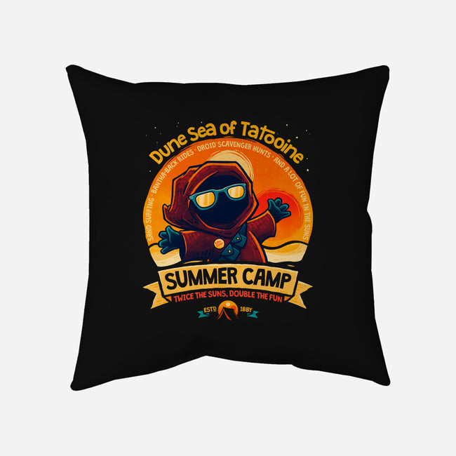 Dune Sea Summer Camp-None-Removable Cover w Insert-Throw Pillow-teesgeex