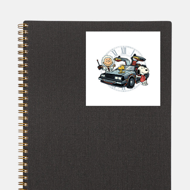 Time Travel Buddies-None-Glossy-Sticker-glitchygorilla