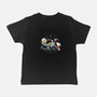 Time Travel Buddies-Baby-Basic-Tee-glitchygorilla