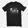 Time Travel Buddies-Womens-Basic-Tee-glitchygorilla