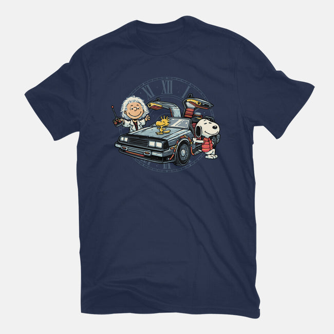 Time Travel Buddies-Womens-Basic-Tee-glitchygorilla